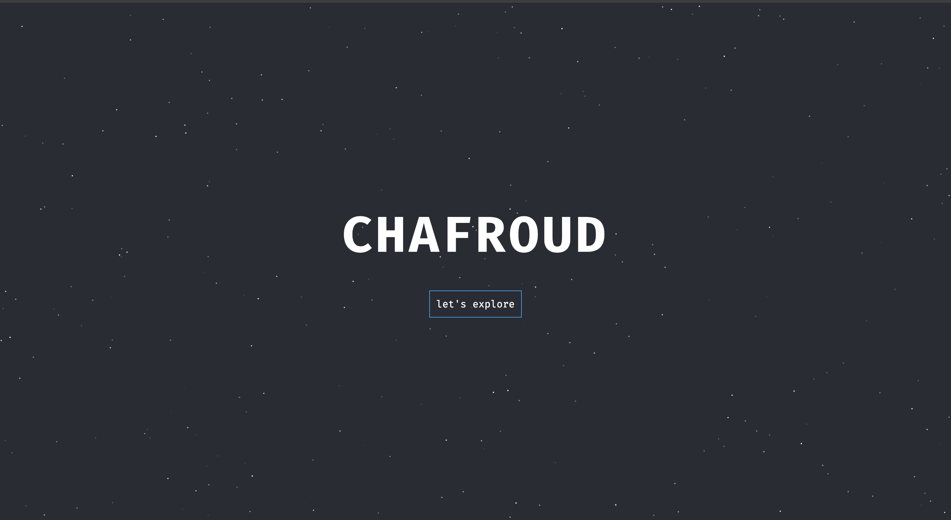 Old Portfolio - Journey to the Stars